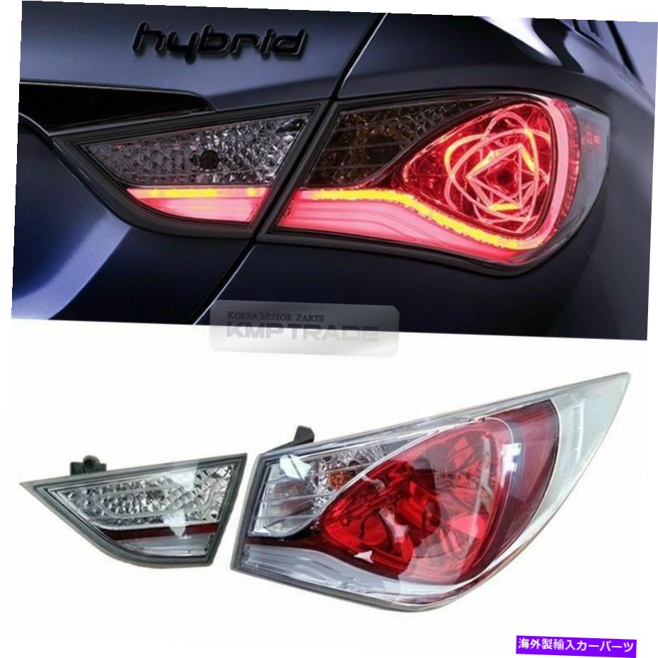 USテールライト Hyundai 2011-2014 Sonata HybridのOEM LEDリアテールライトランプアセンブリRH 2EA OEM LED Rear Tail Light Lamp Assembly RH 2ea for HYUNDAI 2011-2014 Sonata Hybrid【並行輸入品】 87,415円