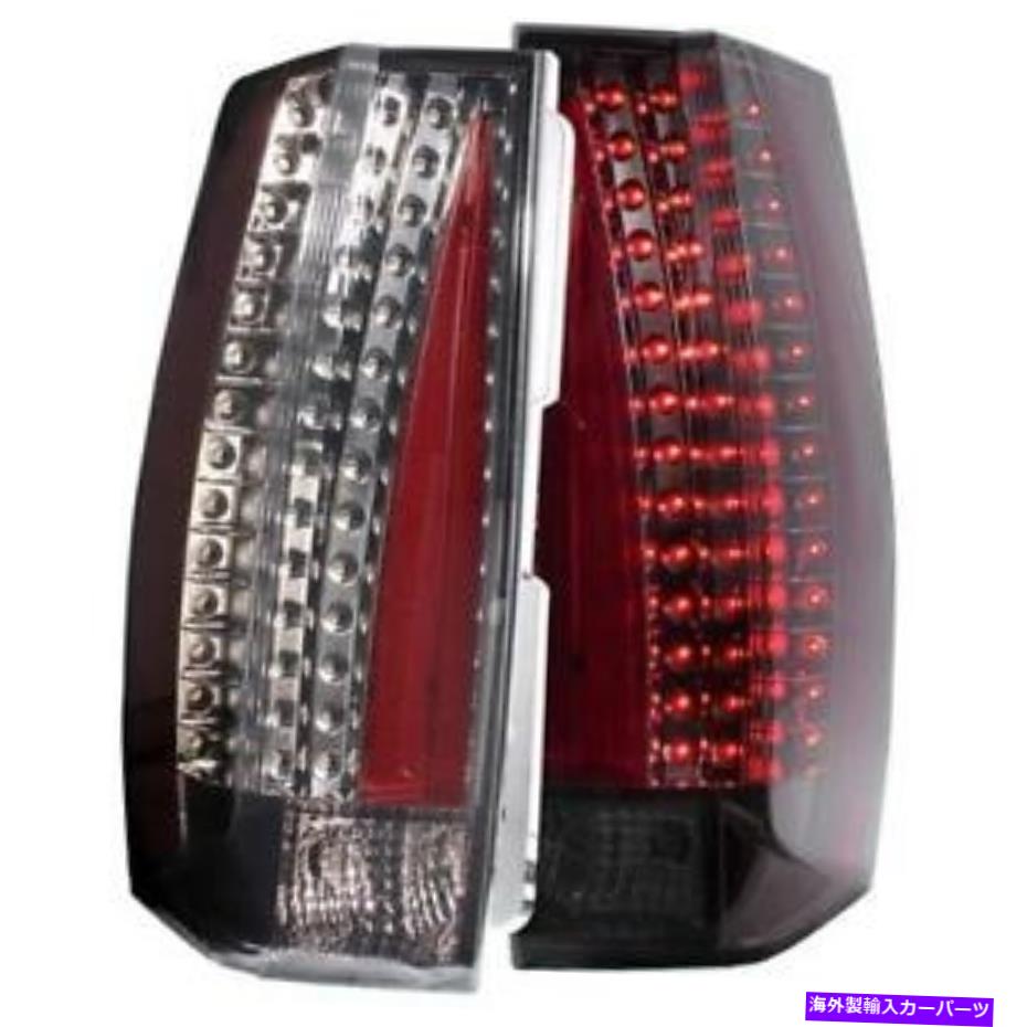 USテールライト Anzo LED Taillightsスモークエスレーレード2007-2014 GMC Yukon XL ANZO LED Taillights Smoke-Escalade Look For 2007-2014 GMC YUKON XL【並行輸入品】