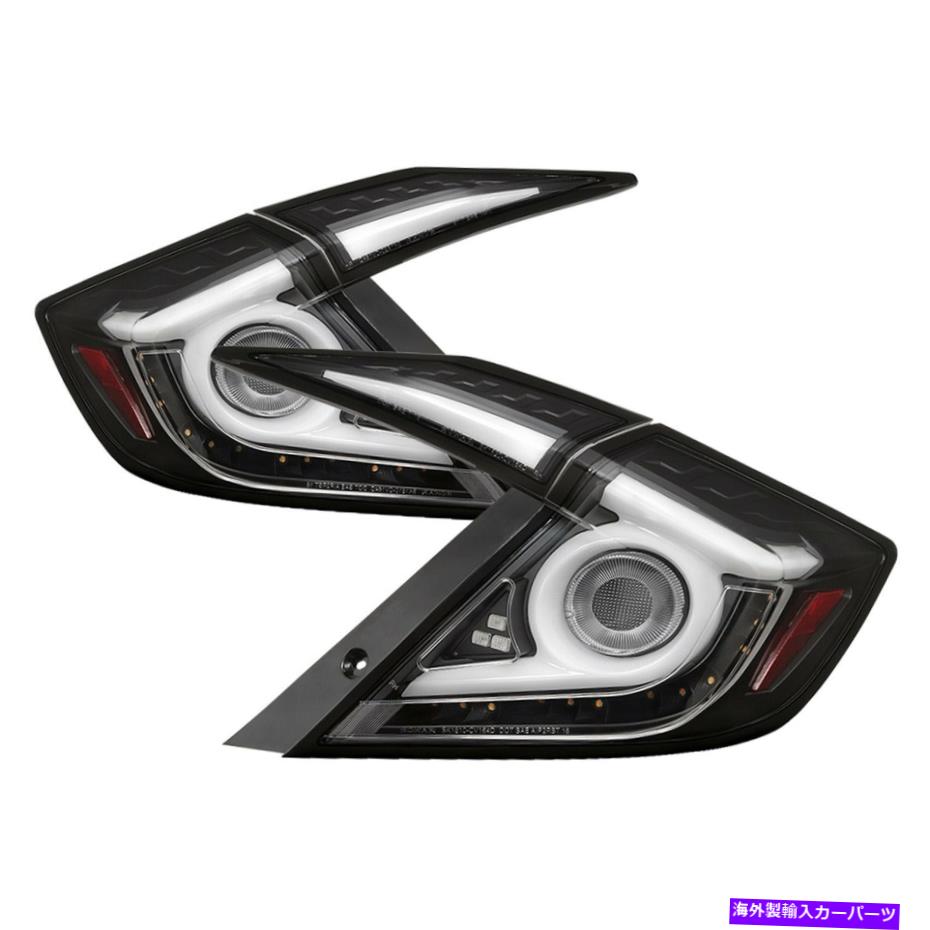 USテールライト スパイダーオート5086051ライトバーLEDテールライトは16シビックにフィット Spyder Auto 5086051 Light Bar Led Tail Lights Fits 16 Civic【並行輸入品】