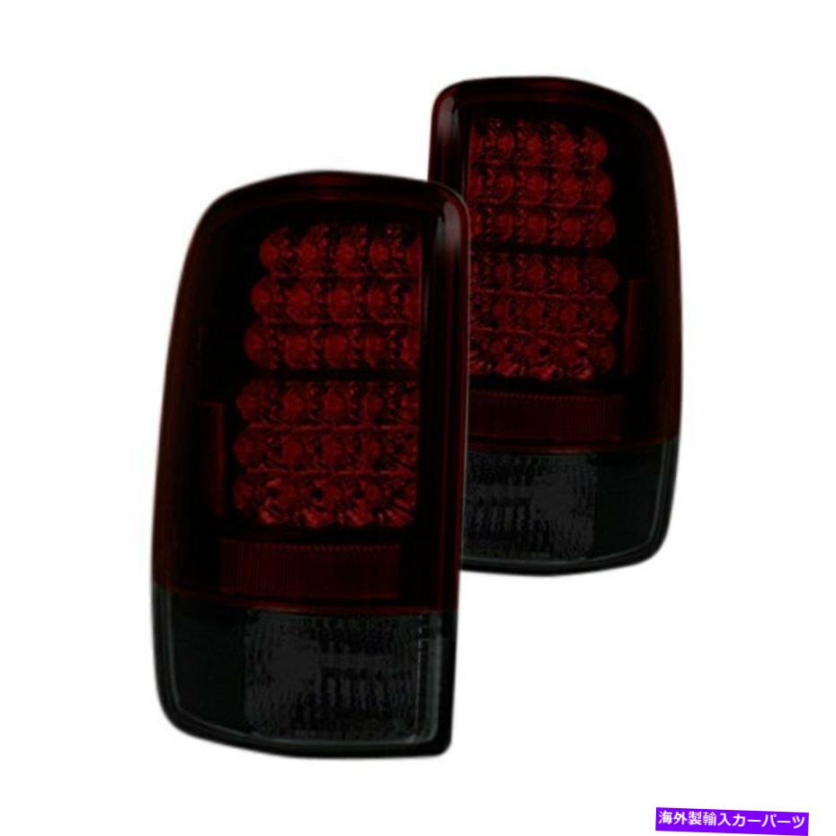 USテールライト Chevy Tahoe 2000-2006 Recon 264177RBK黒赤/煙LEDテールライト For Chevy Tahoe 2000-2006 Recon 264177RBK Black Red/Smoke LED Tail Lights【並行輸入品】