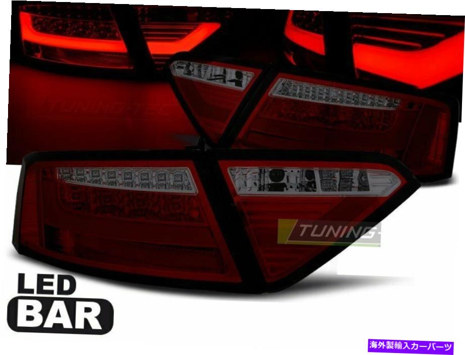USテールライト Audi A5 07-11クーペレッドスモークCA LDAUE3 Xino CAのためのLTI LEDテールライト LTI LED Tail Lights for AUDI A5 07-11 COUPE Red Smoke CA LDAUE3 XINO CA【並行輸入品】