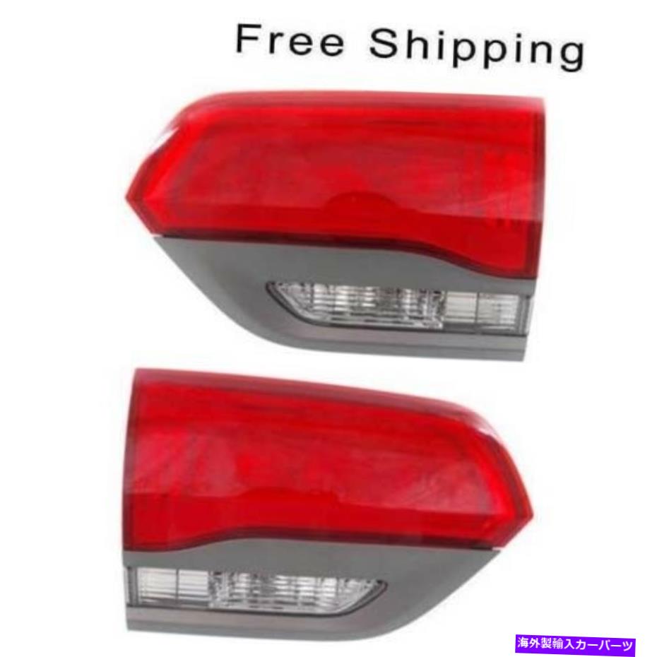 USテールライト テールランプアセンブリセット2本のペアLH＆RHサイドインナーフィットジープグランドチェロキー Tail Lamp Assembly Set of 2 Pair LH & RH Side Inner Fits Jeep Grand Cherokee【並行輸入品】