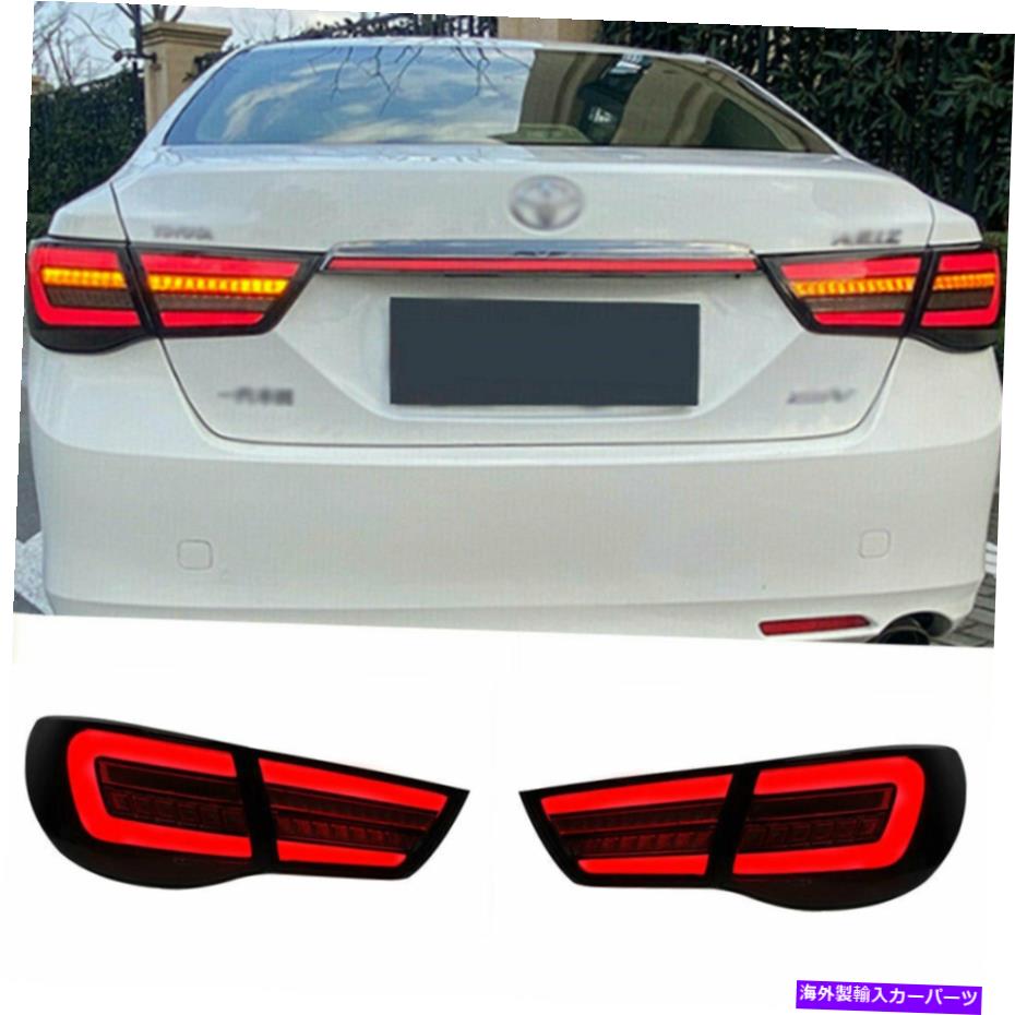 USテールライト トヨタマーク×ダークのためのLEDテールライトアセンブリ2010-2013 OEMリアライトを交換 LED Taillights Assembly For Toyota Mark X Dark 2010-2013 Replace OEM Rear lights【並行輸入品】