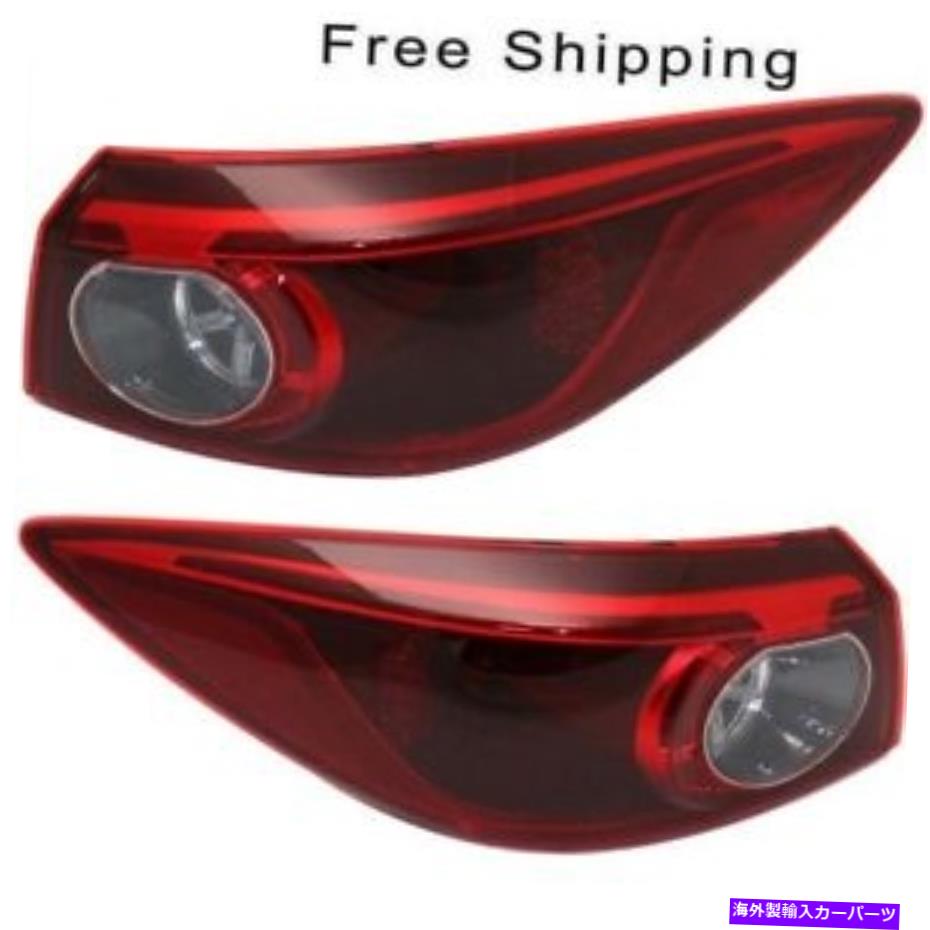 USテールライト LEDタイプテールランプアセンブリセット2 LH＆RHサイドアウターフィットマツダ3セダン2014 LED Type Tail Lamp Assembly Set of 2 LH & RH Side Outer Fits Mazda 3 Sedan 2014【並行輸入品】 96,952円