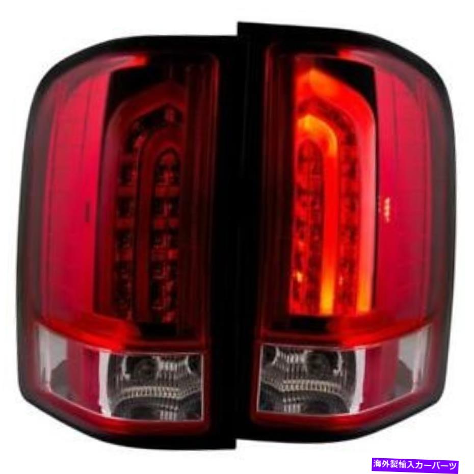 USテールライト 2007-2013シボレーSilverado 1500のためのAnzo LED Taillights Red / Clear G2 ANZO LED Taillights Red/Clear G2 For 2007-2013 CHEVROLET SILVERADO 1500【並行輸入品】