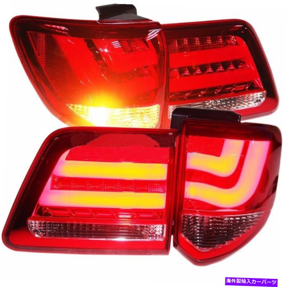 USテールライト トヨタFORTUNER 2012-2015のためのリファイル2ピースLEDストリップTaillightバックランプレッドホワイト For Toyota Fortuner 2012-2015 Refit 2pcs LED Strip Taillight Back Lamp Red White【並行輸入品】｜Us Custom Parts Shop USDM
