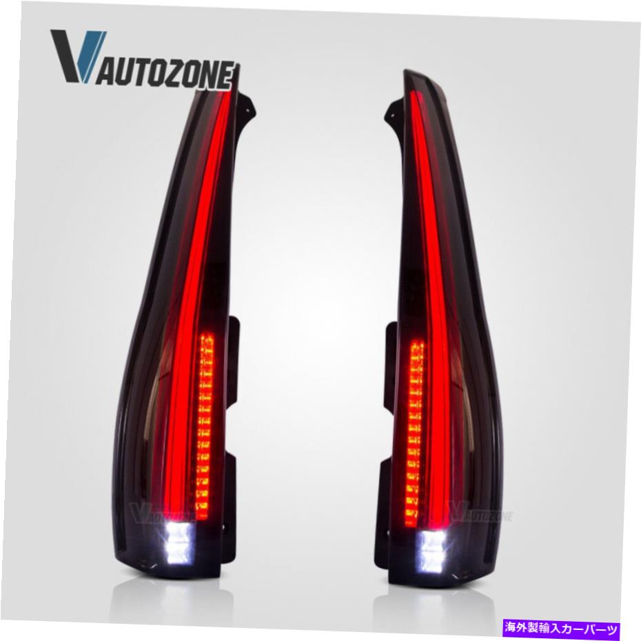 USテールライト 07-14キャデラックエスカレード/ ESV LEDのためのヴァンドスモークテールライト VLAND Smoked Tail Light For 07-14 Cadillac Escalade/ESV LED Lights Replacement【並行輸入品】