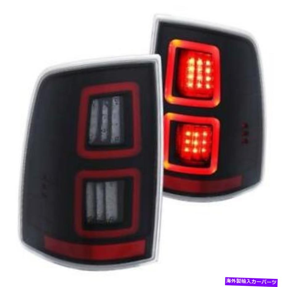 USテールライト 2013-2017 Dodge RAM 2500のためのAnzo LED Taillights Black ANZO LED Taillights Black For 2013-2017 DODGE RAM 2500【並行輸入品】