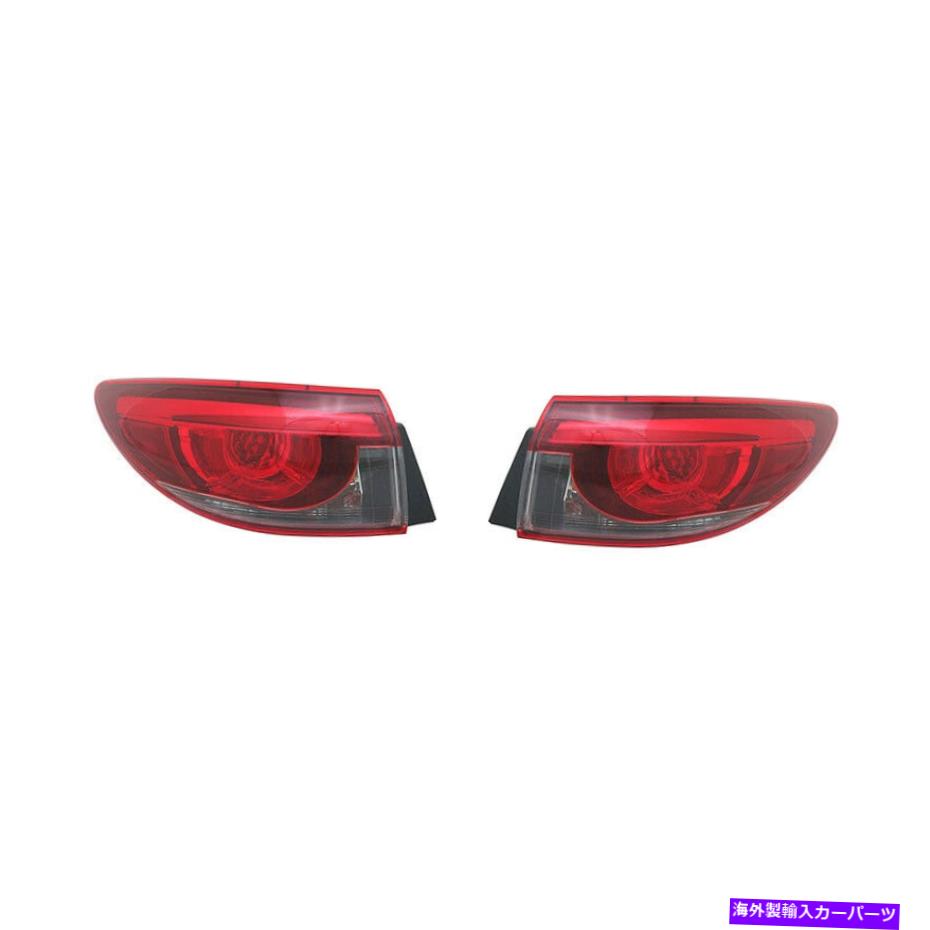 USテールライト テールライトの新しいペアがフィットマツダ6セダン2016 2017 GMN3-51-150B MA2804121 NEW PAIR OF TAIL LIGHTS FITS MAZDA 6 SEDAN 2016 2017 GMN3-51-150B MA2804121【並行輸入品】