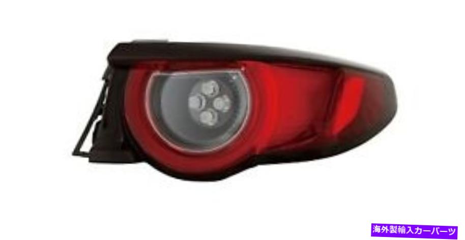 USテールライト Mazda 3 Hatchback 2019-2020右LED外部Taillightテールライトリアランプ FIT MAZDA 3 HATCHBACK 2019-2020 RIGHT LED OUTER TAILLIGHT TAIL LIGHT REAR LAMP【並行輸入品】