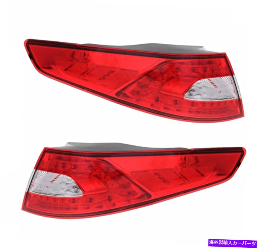 USテールライト フィット11-13 Optima EXCハイブリッドLT＆RTセットテールランプASSMS QTRマウントLED Fits 11-13 OPTIMA EXC HYBRID LT & RT SET TAIL LAMP ASSMS QTR MOUNTED LED【並行輸入品】