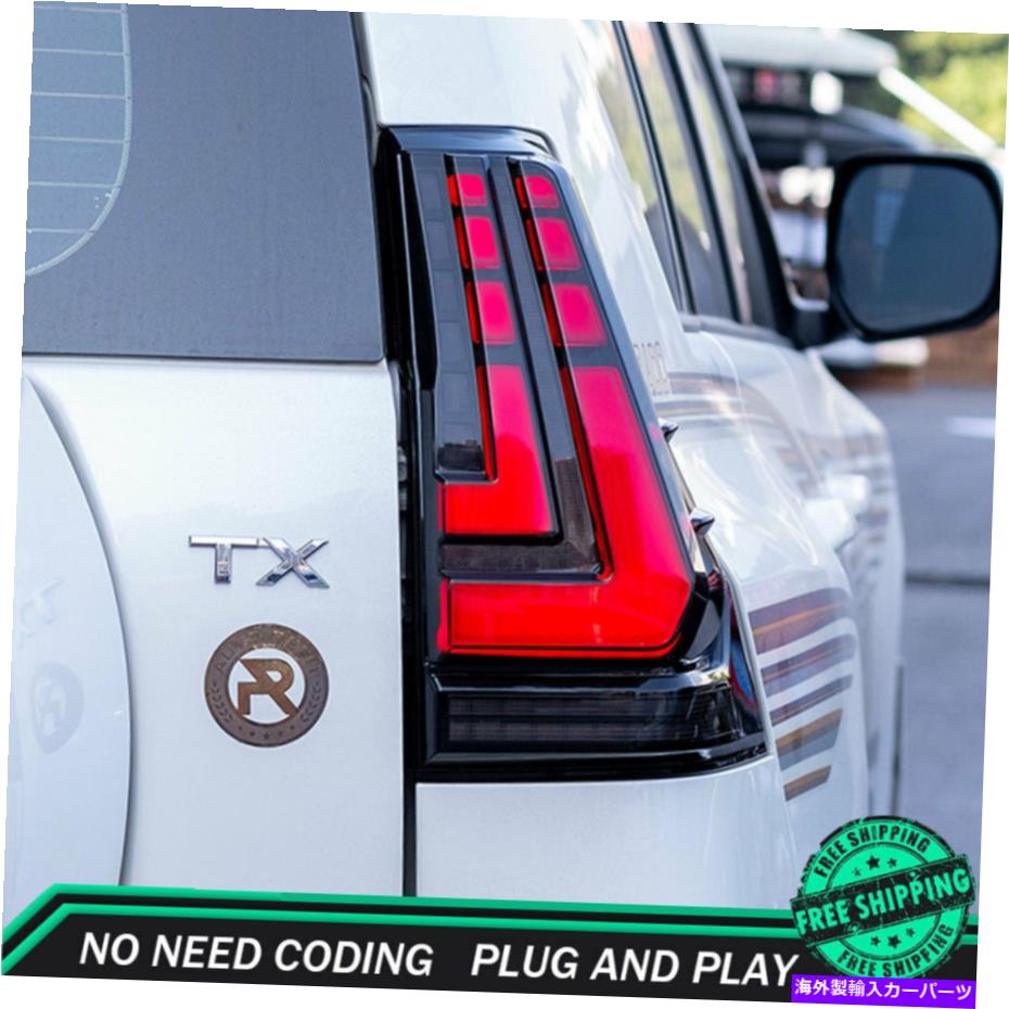 USテールライト Toyota Prado LED Taillights 2010-2020 Dark LEDリアランプのダイナミック New For Toyota Prado LED Taillights 2010-2020 Dark LED Rear Lamps Dynamic【並行輸入品】|Us Custom Parts Shop USDM