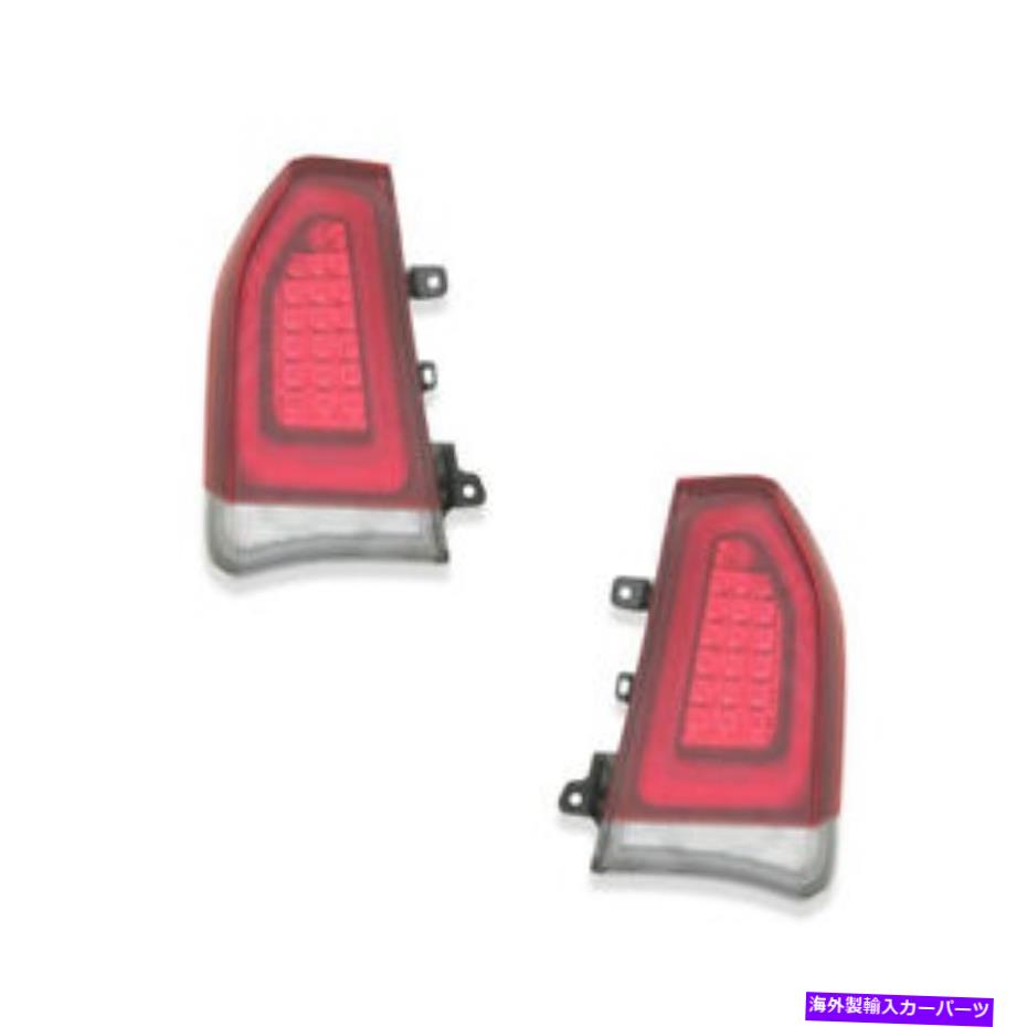 USテールライト テールライトリアバックランプペア15~18クライスラー300（ブラック）左右 Tail Lights Rear Back Lamps Pair Set for 15-18 Chrysler 300 (Black) Left & Right【並行輸入品】