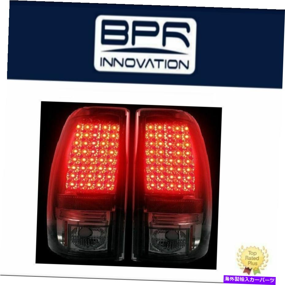 USテールライト RECONスモークLEDテールライトはシボレーシルボ＆GMCシエラ1999-2007 - 264173BK Recon SMOKED LED Tail Lights Fits Chevy Silvo & GMC Sierra 1999-2007 - 264173BK【並行輸入品】