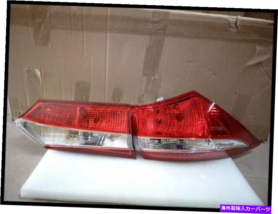 USテールライト 4ピースリアバンパーテールライトランプトヨタカローラ2014-2015のブレーキライトを停止する 4pcs Rear Bumper Taillight Lamp Stop Brake Light For Toyota Corolla 2014-2015【並行輸入品】
