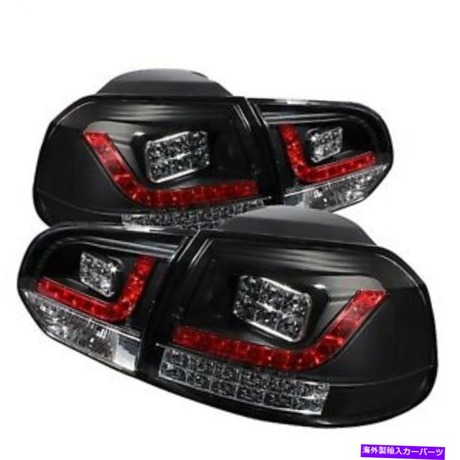 USテールライト スパイダーオート5008176 LEDテールライトは10-13ゴルフゴルフR GTIにフィット Spyder Auto 5008176 LED Tail Lights Fits 10-13 Golf Golf R GTI【並行輸入品】