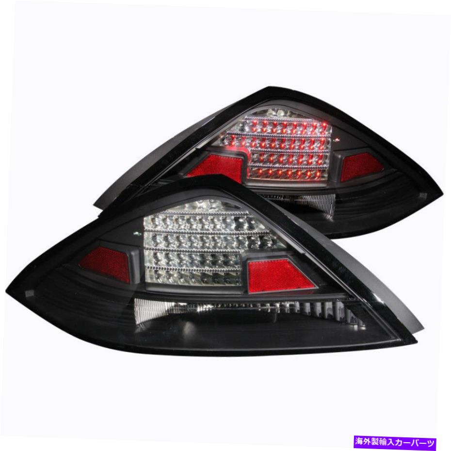 USテールライト 2003年から2005年のAnzo Accord Led Taillights Black - ANZ321029 ANZO for 2003-2005 Honda Accord LED Taillights Black - anz321029【並行輸入品】