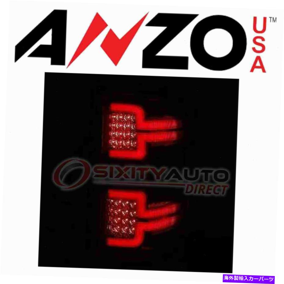 USテールライト Anzousa Taill Light 2014-2018 Chevrolet Silverado 2500 HD - FL AnzoUSA Tail Light Set for 2014-2018 Chevrolet Silverado 2500 HD - fl【並行輸入品】|Us Custom Parts Shop USDM