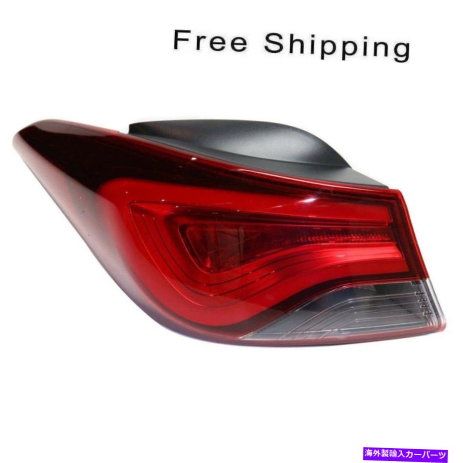 USテールライト LEDタイプテールランプアセンブリLHサイドアウターフィットHyundai Elantra Sedan HY2804132 LED Type Tail Lamp Assembly LH Side Outer Fits Hyundai Elantra Sedan HY2804132【並行輸入品】