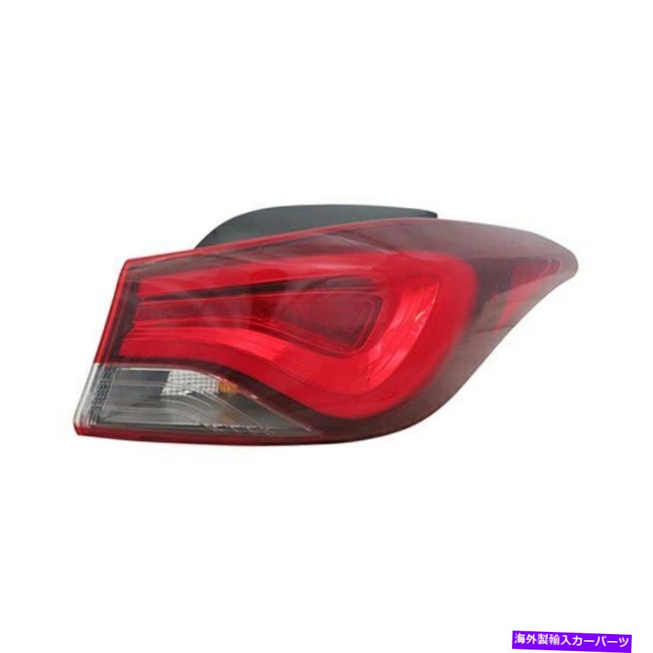 USテールライト Hyundai Elantra 14-16 K-メタル旅客サイドの外側の交換テールライト For Hyundai Elantra 14-16 K-Metal Passenger Side Outer Replacement Tail Light【並行輸入品】