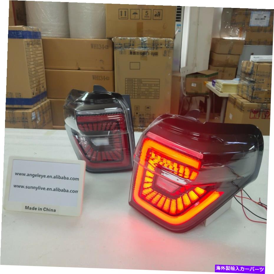 USテールライト フルLEDテールライト2010-2020年4ランナー4ランナーLEDストリップリアライトランプ Full LED tail lights 2010-2020 year 4Runner 4-Runner LED strip rear lights lamps【並行輸入品】