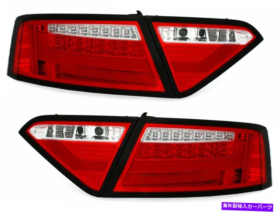 USテールライト Audi A5 2007-2011 Coupe Rojo Blanco US LDAUE2WP XIN用のPilotos Traseos LEDを導きました LTI LED Pilotos traseros for AUDI A5 2007-2011 COUPE Rojo Blanco US LDAUE2WP XIN【並行輸入品】