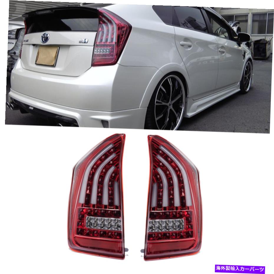 USテールライト トヨタプリウスハイブリッドXW30 LEDテールライトバレンティ順次クリアレッド10-15 Toyota Prius Hybrid XW30 LED Tail Lights Valenti Sequential Clear Red 10-15【並行輸入品】|Us Custom Parts Shop USDM