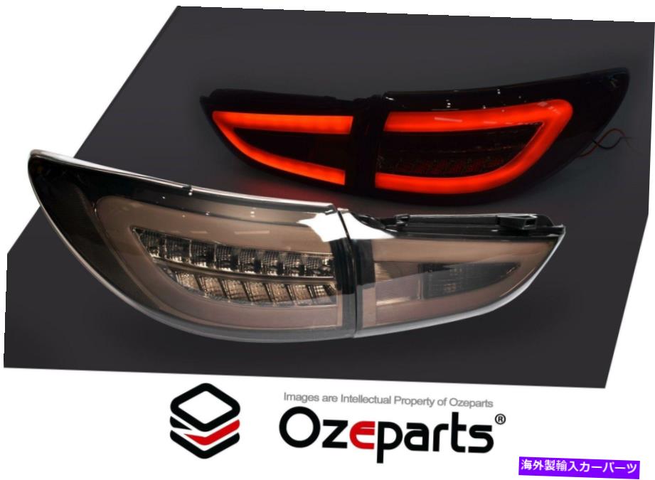 USテールライト マツダ6 GJ GL 2012~2018セダンのための3DフルLEDストライプバーテールライトスモーキー 3D FULL LED Stripe Bar Tail Lights Smokey For Mazda 6 GJ GL 2012~2018 Sedan【並行輸入品】