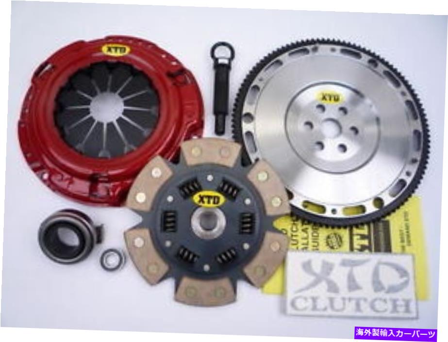 clutch kit XTDステージ3クラッチ＆10LBSフライホイールキット89 90 91シビックCRX 1.5L 1.6L SOHC XTD STAGE 3 CLUTCH & 10LBS FLYWHEEL KIT 89 90 91 CIVIC CRX 1.5L 1.6L SOHC【並行輸入品】