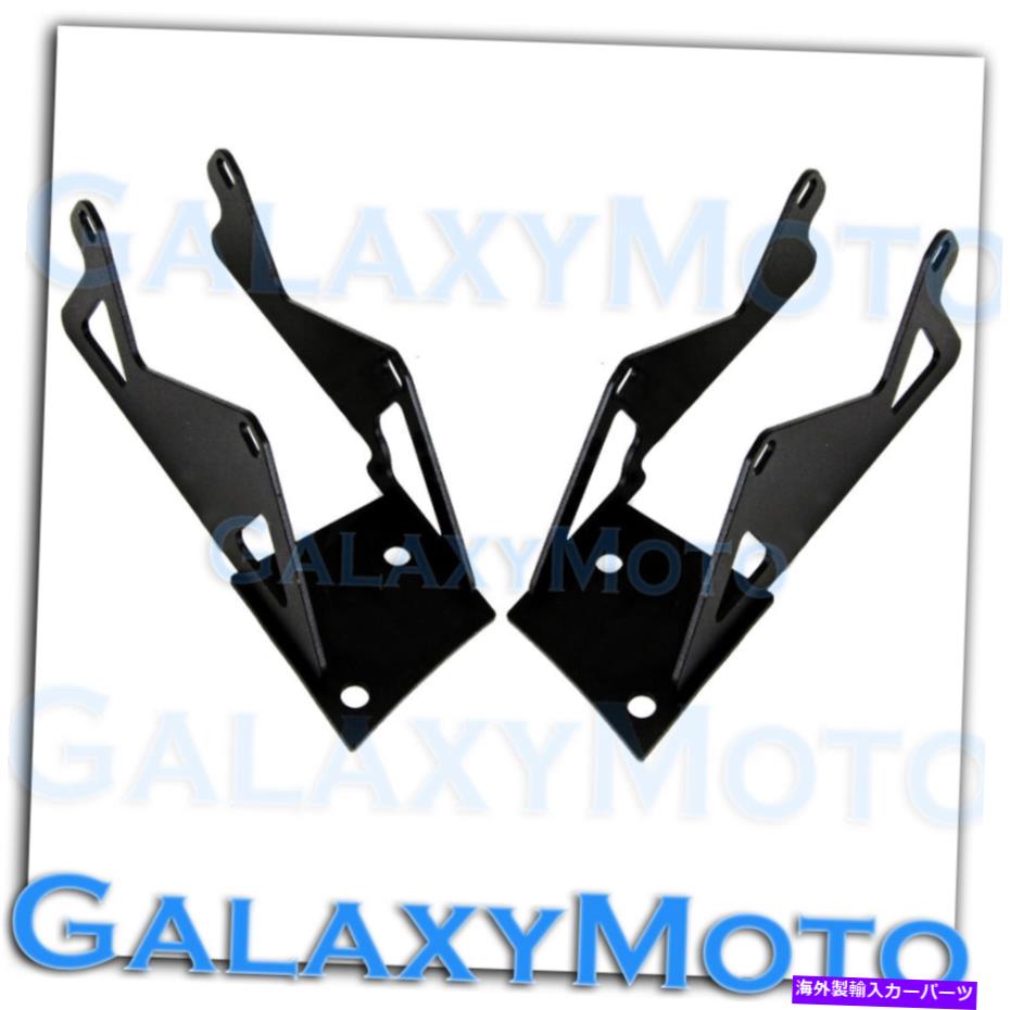 Cピラーバー LEDライトバーダブルピラーウインドシールドマウントブラケットMount Mountブラケット07-18ジープJK Wrangler LED Light bar Double Pillar Windshield Mount Bracket for 07-18 Jeep JK Wrangler【並行輸入品】