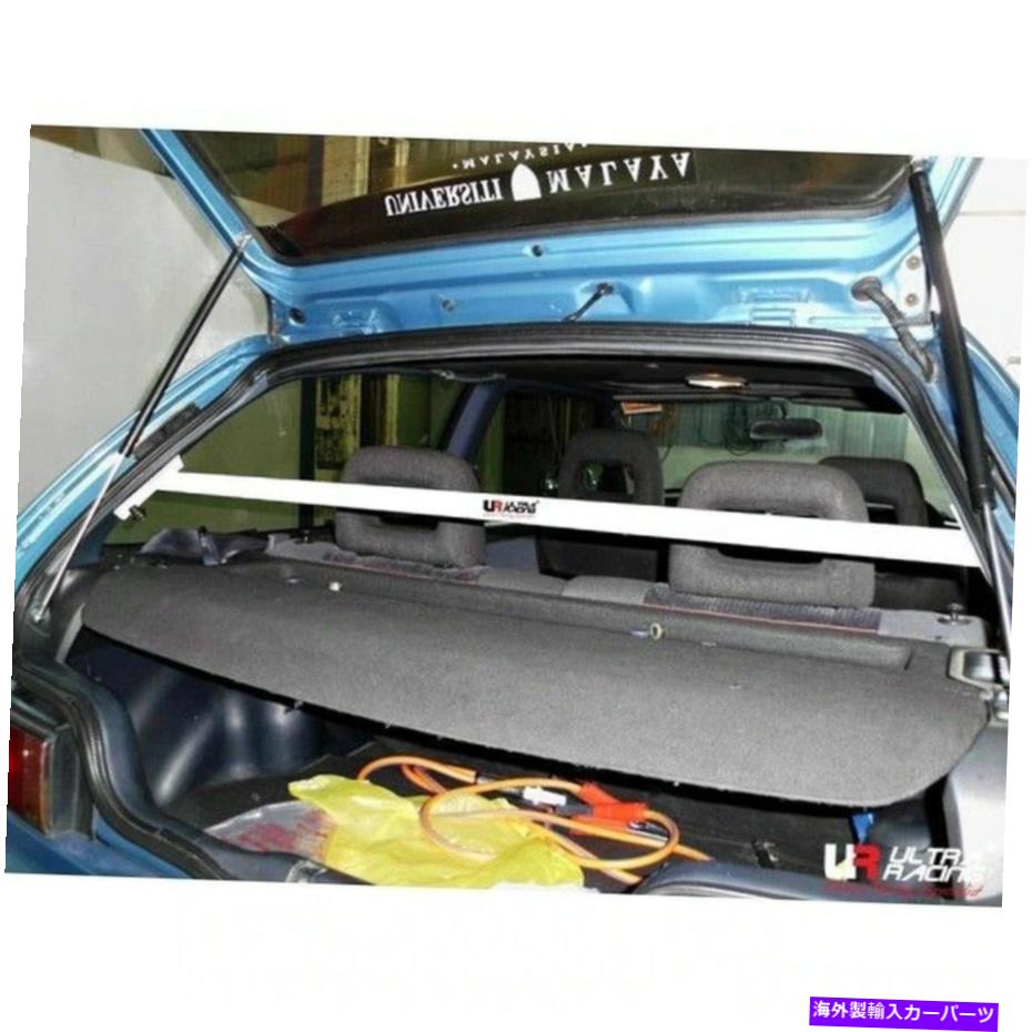 Cピラーバー 1987-1991ホンダシビックEF 1.6 2WDフロントバーCピラーブレースのためのウルトラレーシング Ultra Racing For 1987-1991 Honda Civic EF 1.6 2WD Front Upper Bar C-Pillar Brace【並行輸入品】