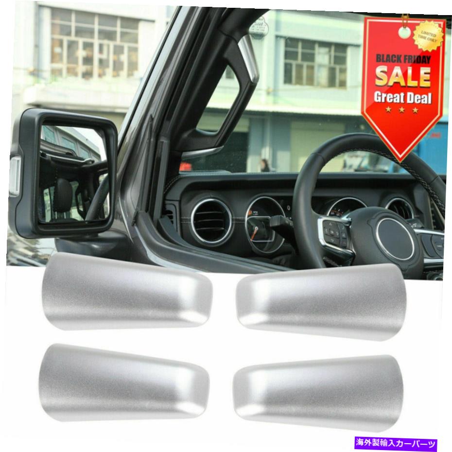Cピラーバー スライバA / Bピラーハンドルグラブバーカバーのトリムの装飾は2018+ Jeep Wrangler JL Sliver A/B Pillar Handle Grab Bar Cover Trim Decor For 2018+ Jeep Wrangler JL【並行輸入品】