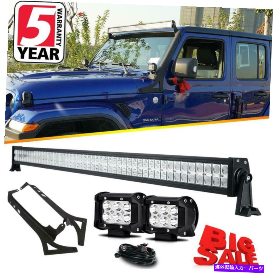 【楽天市場】Cピラーバー 50 "LEDライトバー+ワークランプ+ 2018 Jeep Wrangler JLのためのAピラーマウント