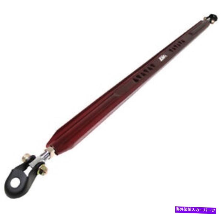 Cピラーバー 92-1996の前リアアッパーバーブレースCピラーストラットバーフレームアルミレッド For 92-1996 Prelude Rear Upper Bar Brace C-Pillar Strut Bar Frame Aluminum Red【並行輸入品】