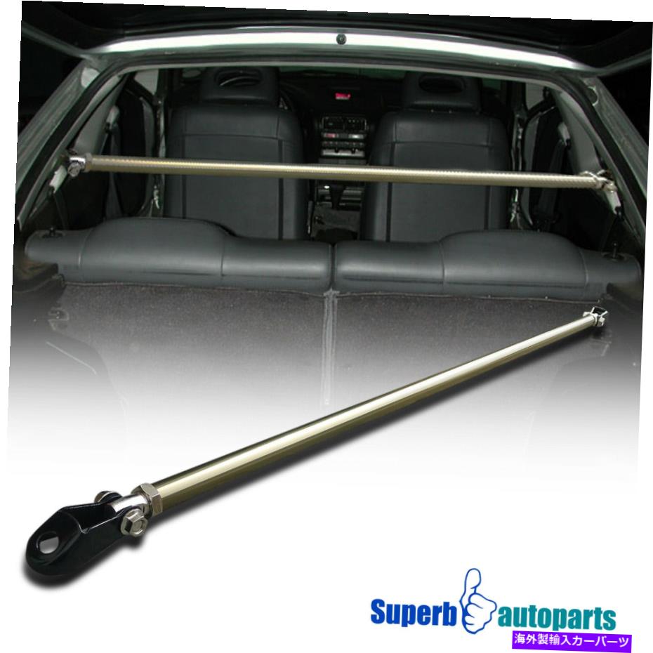 Cピラーバー 1988年から1991年ホンダシビックCRX Integra Golf MK4 S13 Cピラータイバー For 1988-1991 Honda Civic CRX Integra Golf MK4 S13 C Pillar Tie Bar【並行輸入品】