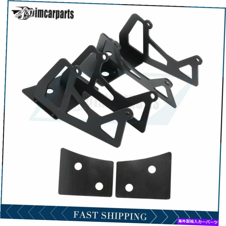 Cピラーバー ライトバーマウントブラケットAピラーのデュアルキューブ2ピー07-18ジープラングラーJKペア Light Bar Mount Bracket A-pillar Dual Cube 2pcs For 07-18 Jeep Wrangler JK Pair【並行輸入品】 29,115円