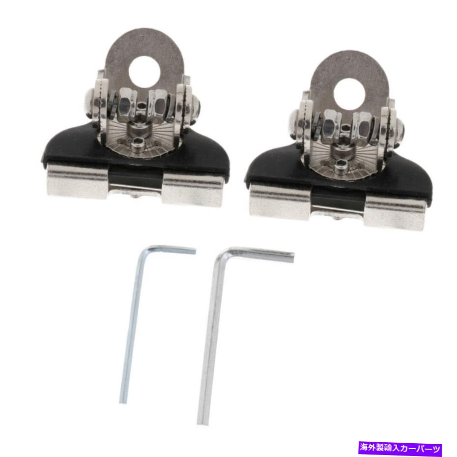 Cピラーバー 1ペアユニバーサルAピラーフードLEDワークライトバーマウントブラケットクランプホルダー 1 Pair Universal A Pillar Hood Led Work Light bar Mount Bracket Clamp Holders【並行輸入品】