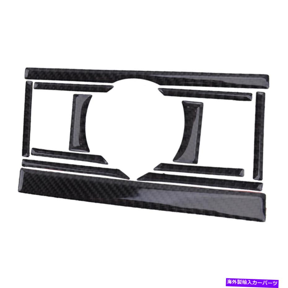 内装パーツ トヨタ4Runner 2010-2020用カーボンファイバーエアコンスイッチカバートリムフィット Carbon Fiber Air Conditioner Switch Cover Trim Fit For Toyota 4Runner 2010-2020【並行輸入品】