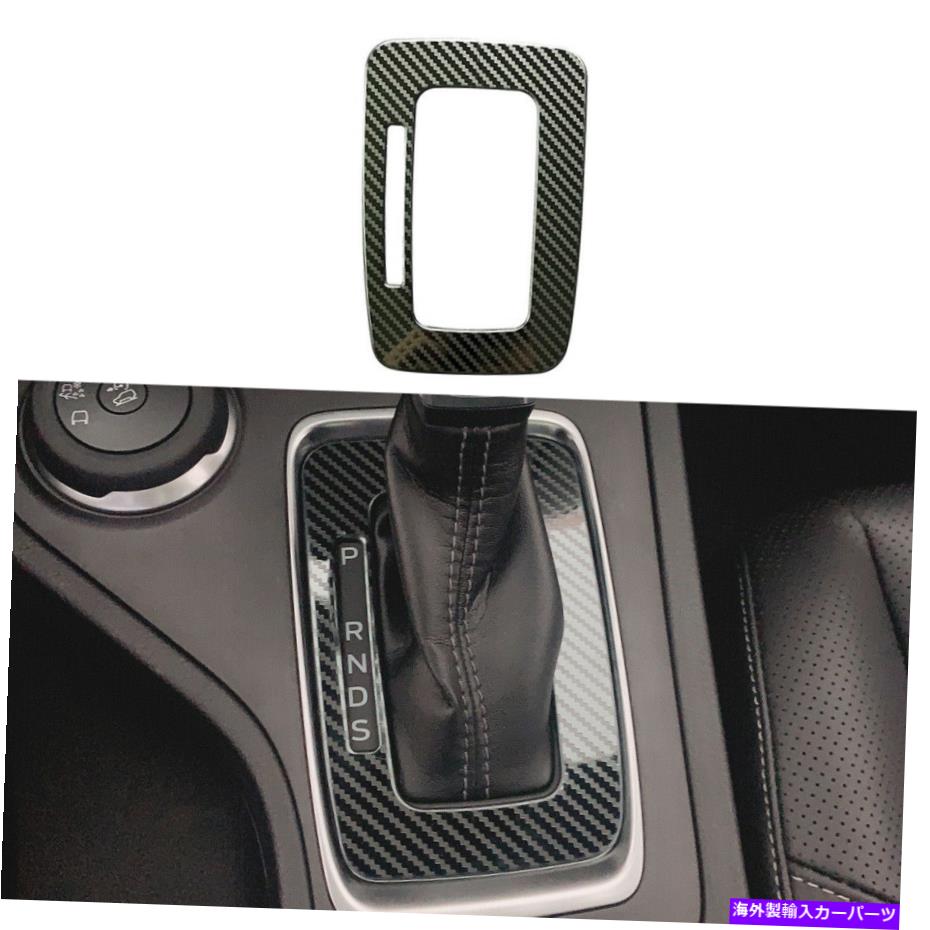 内装パーツ 炭素繊維カラーギアシフトパネルカバーフィットフォードレンジャーエベレストLHD Carbon fiber color Gear Shift Panel Cover fit for Ford Ranger Everest LHD【並行輸入品】
