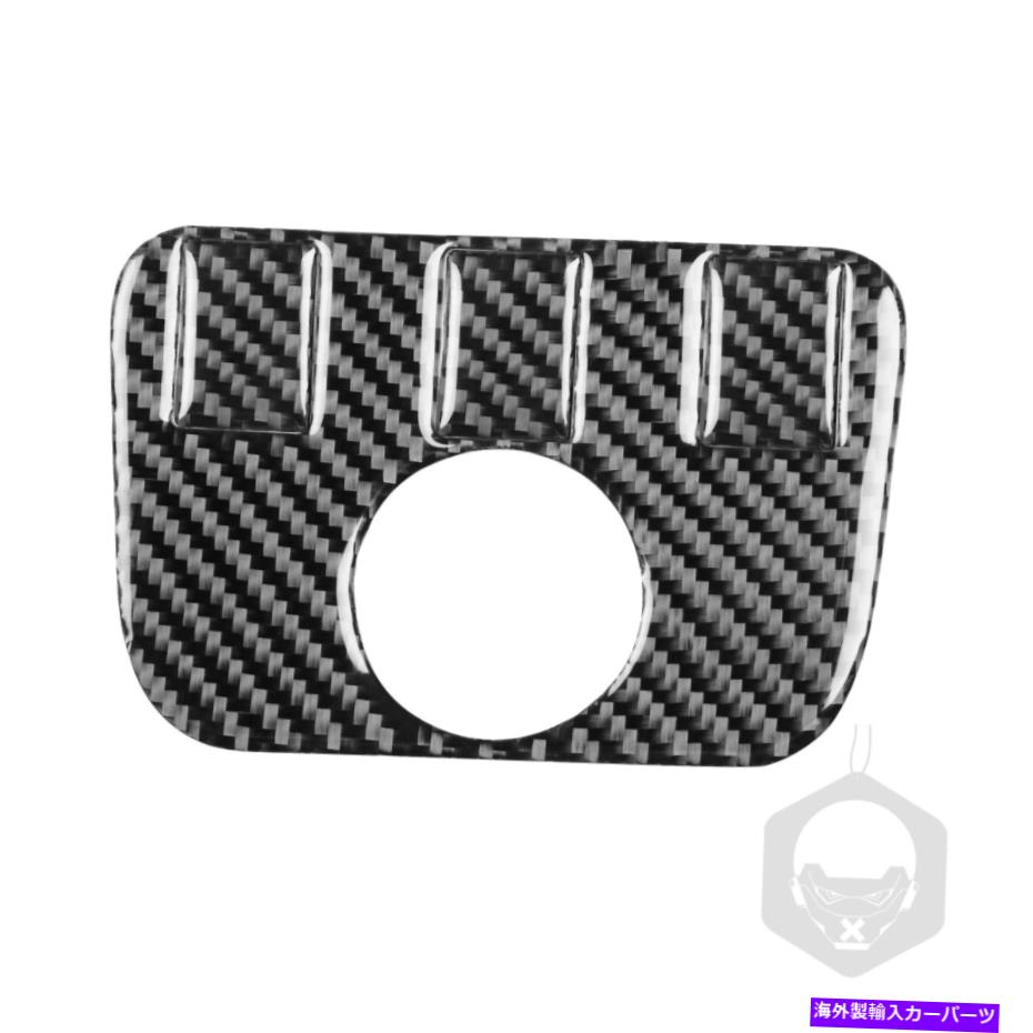内装パーツ 車両後部USBパネルB Dodge Charger Sedan 4PC用のカーボンファイバーステッカー Vehicle Rear USB Panel B Set Carbon Fiber Stickers For Dodge Charger Sedan 4PC【並行輸入品】
