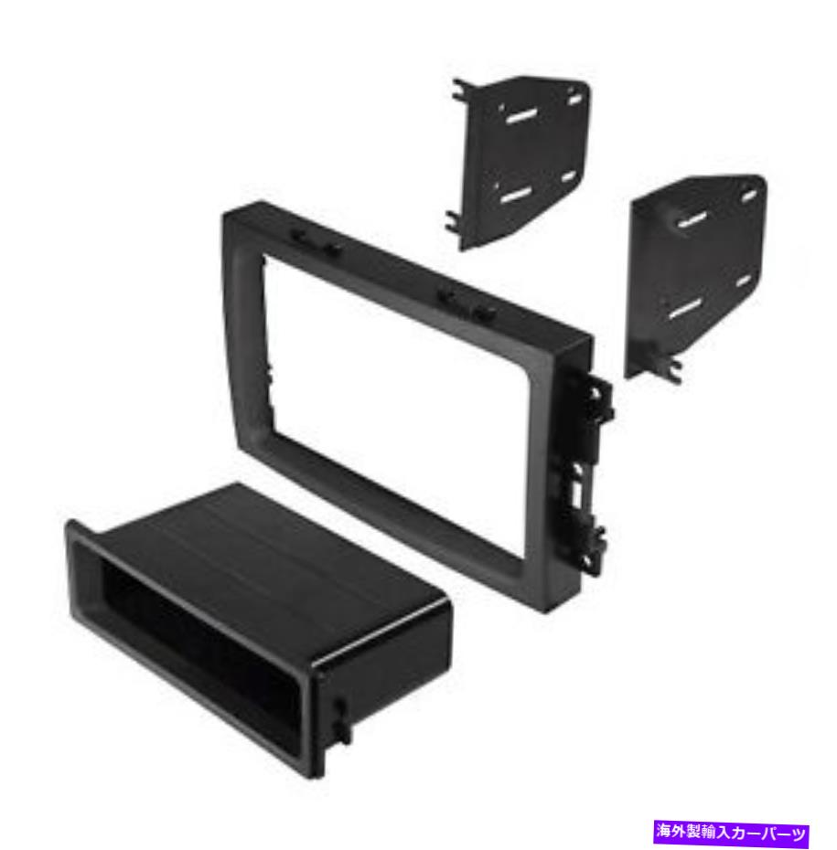 内装パーツ 車のラジオステレオCDプレーヤーダッシュインストールマウントトリムベゼルパネルキットマウント Car Radio Stereo CD Player Dash Install Mounting Trim Bezel Panel Kit Mount【並行輸入品】