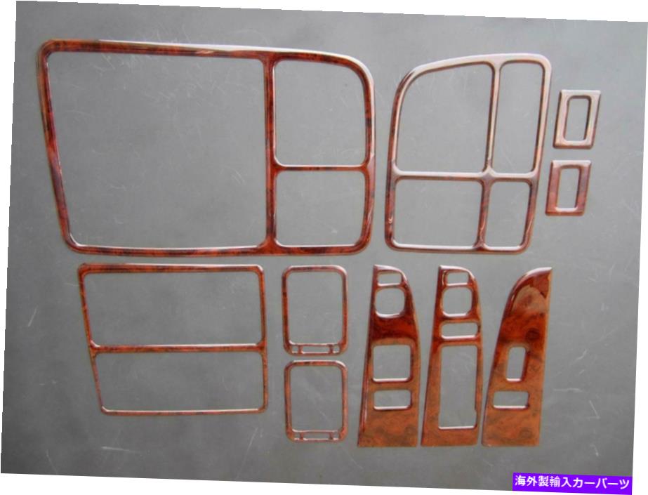 内装パーツ 2000-2002郊外のYukon LX Tahoe Regal Burl Look 10 PCSダッシュトリムオーバーレイキット 2000-2002 Suburban Yukon LX Tahoe Regal Burl Look 10 Pcs Dash Trim Overlay Kit【並行輸入品】