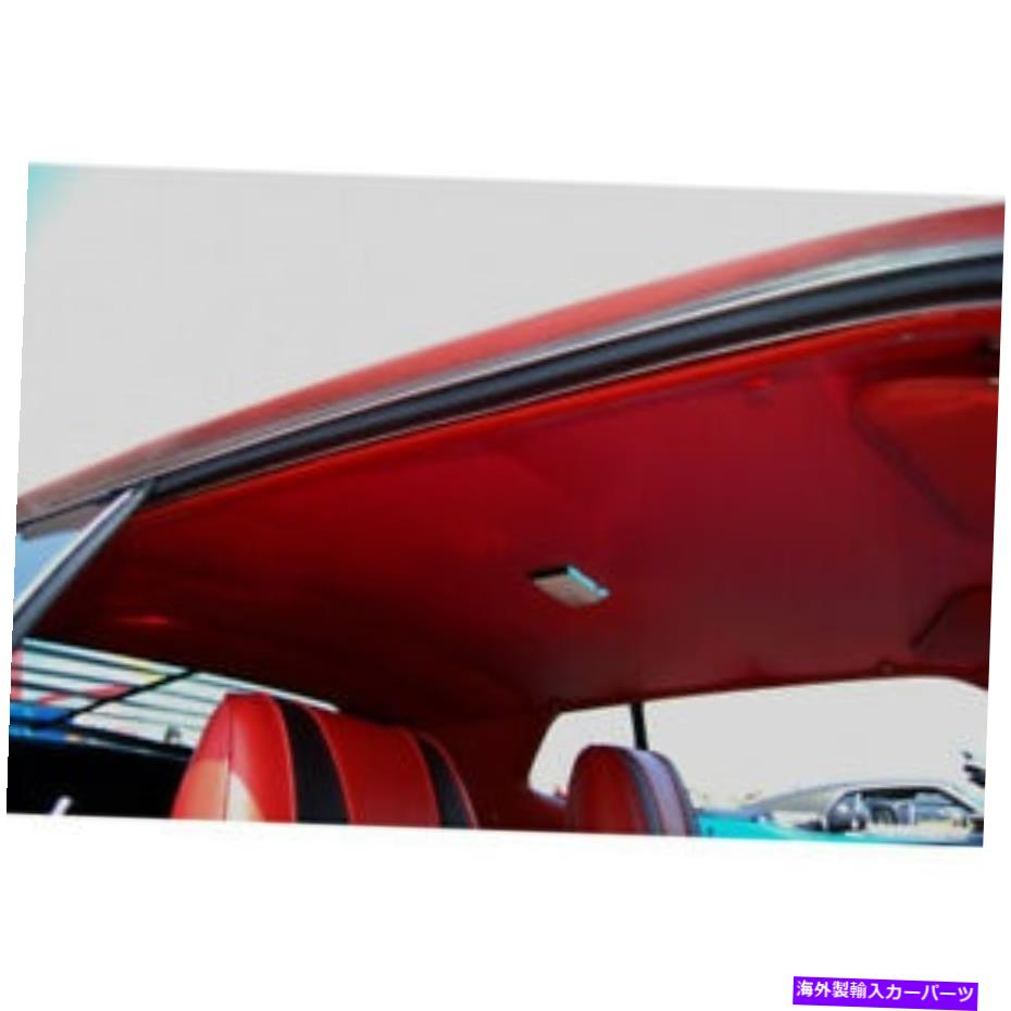 内装パーツ 1971-73マスタングクーペレッドヘッドライナーTMI 1971-73 Mustang Coupe Red Headliner TMI【並行輸入品】