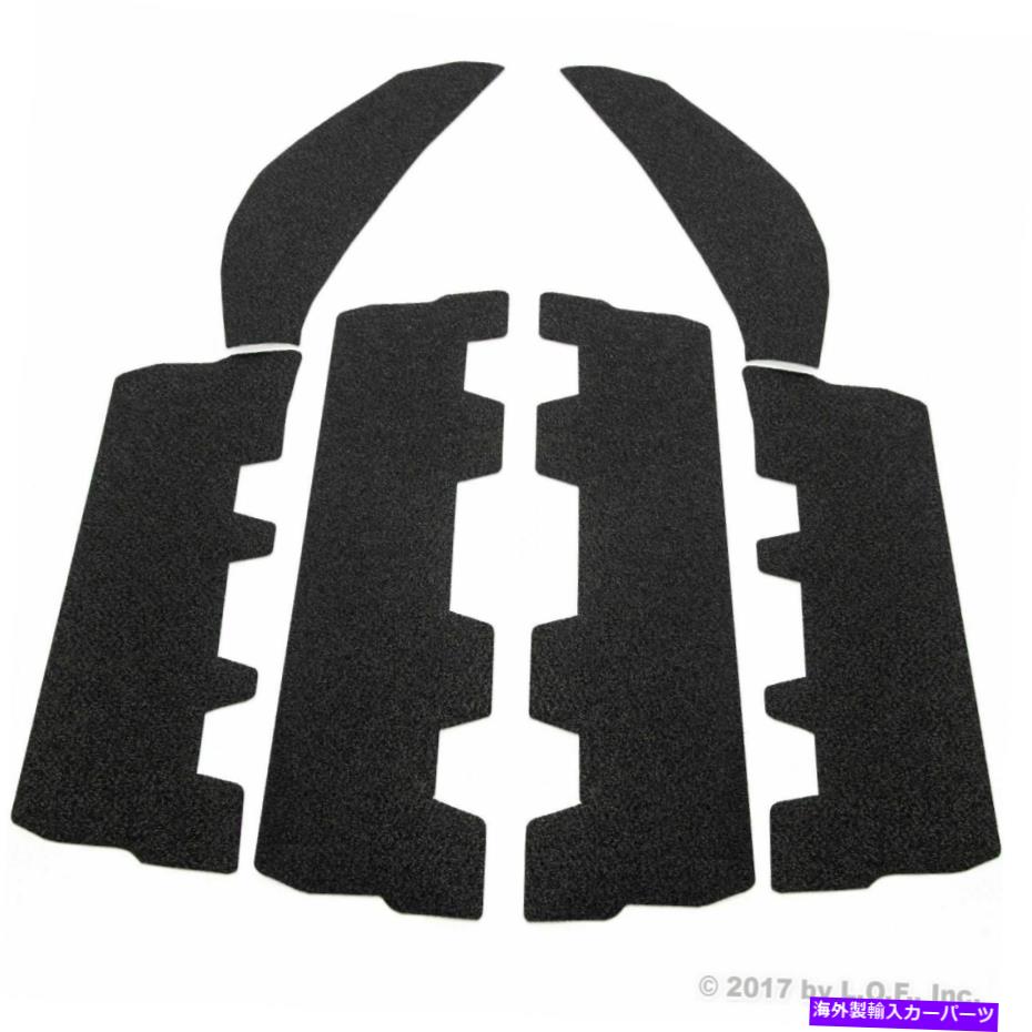 内装パーツ ドアエントリーガードスクラッチシールド2006-15フィットホンダリッジライン6ピースシルプロテクター Door Entry Guards Scratch Shield 2006-15 Fits Honda Ridgeline 6pc Sill Protector【並行輸入品】