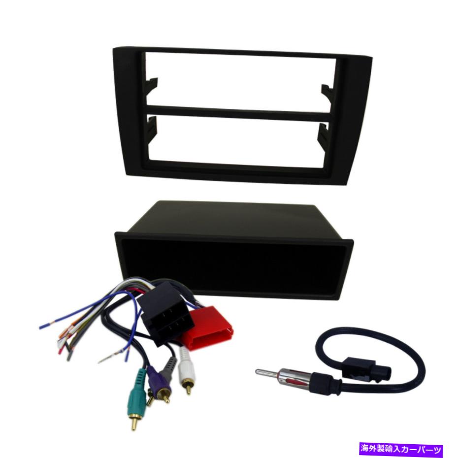 内装パーツ 2002-2008 Audi A4 / S 4用途AMP用品＆アンティ店付き無線ダダシューズ - オリジナルのタイトルを表示 2002-2008 Audi A4/S 4 用Ampハーネス ＆ アンテナ付き無線交換ダッシュキット- show original title【並行輸入品】