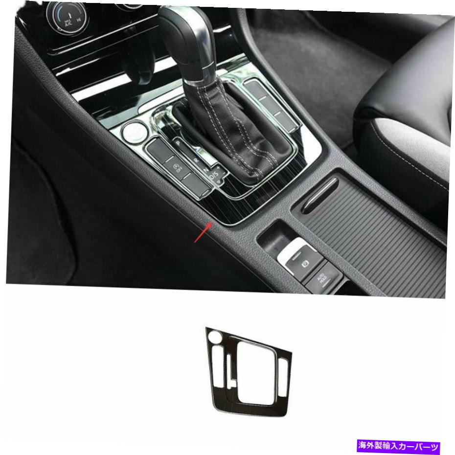 内装パーツ VWオルマMK7 MK7.5 2014-19ブラックスポール中国エンペルチェアシュトトリーザ - オリジナルタイトルを表示する VW ゴルフ MK7 MK7.5 2014-19 ブラック スチール 中央コンソール ギア シフトカバー トリム- show original title【並行輸入品】