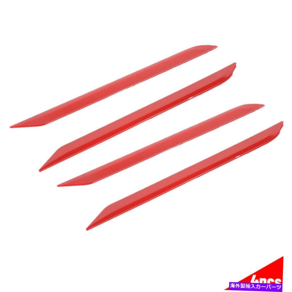 内装パーツ Dodge RAM 1500 18+アクセサリーのための4x赤の室内ドアフレームカバートリムストリップ 4X Red Interior Door Frame Cover Trim Strips For Dodge Ram 1500 18+ Accessories【並行輸入品】｜Us Custom Parts Shop USDM 27,210円