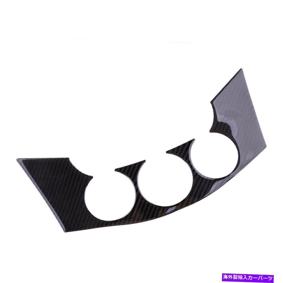 内装パーツ トヨタRAV4 2006-11のためのカーボンファイバーセントラルコンソールスイッチパネルトリム装飾フィット Carbon Fiber Central Console Switch Panel Trim Decor Fit For Toyota RAV4 2006-11【並行輸入品】