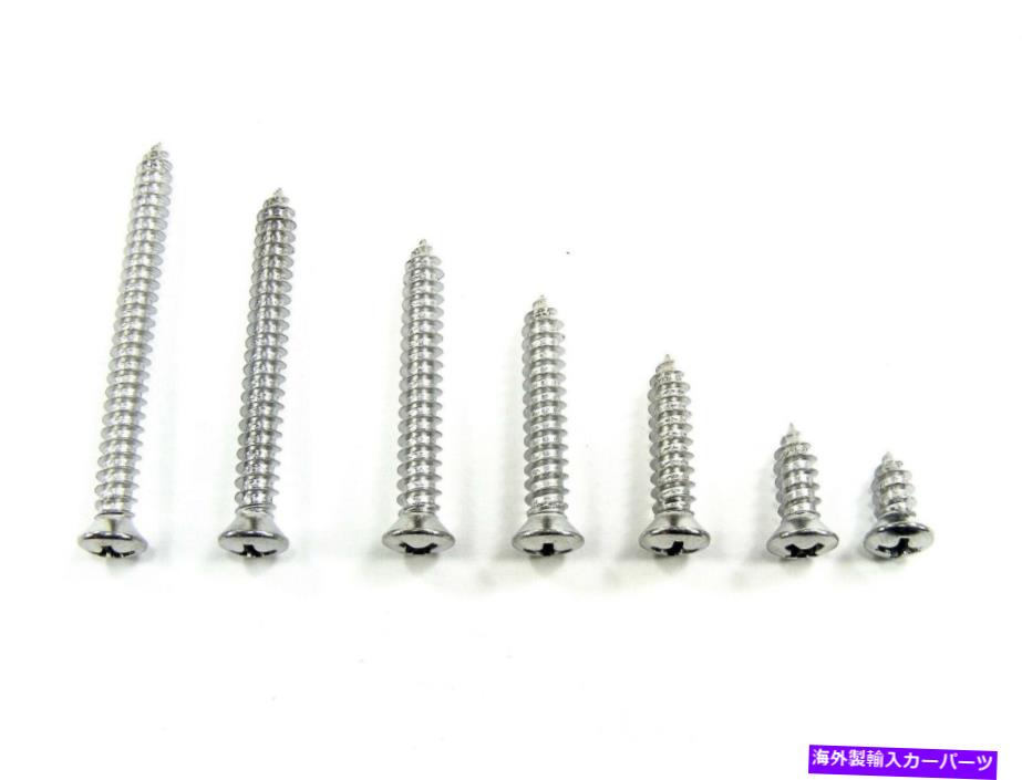 内装パーツ クロージ＃8ペーカー - 3/8インチ~1-3 / 4インチ長さ - 350號（50゜） - 広告＃341T-オリジナルのタイトルを表示 クロム ＃8 オーバルヘッドトリムネジ - 3/8インチ ～ 1-3/4インチ 長さ - 350 ネジ （ 50 個 ） - AD#341T- show original title【並行輸入品】
