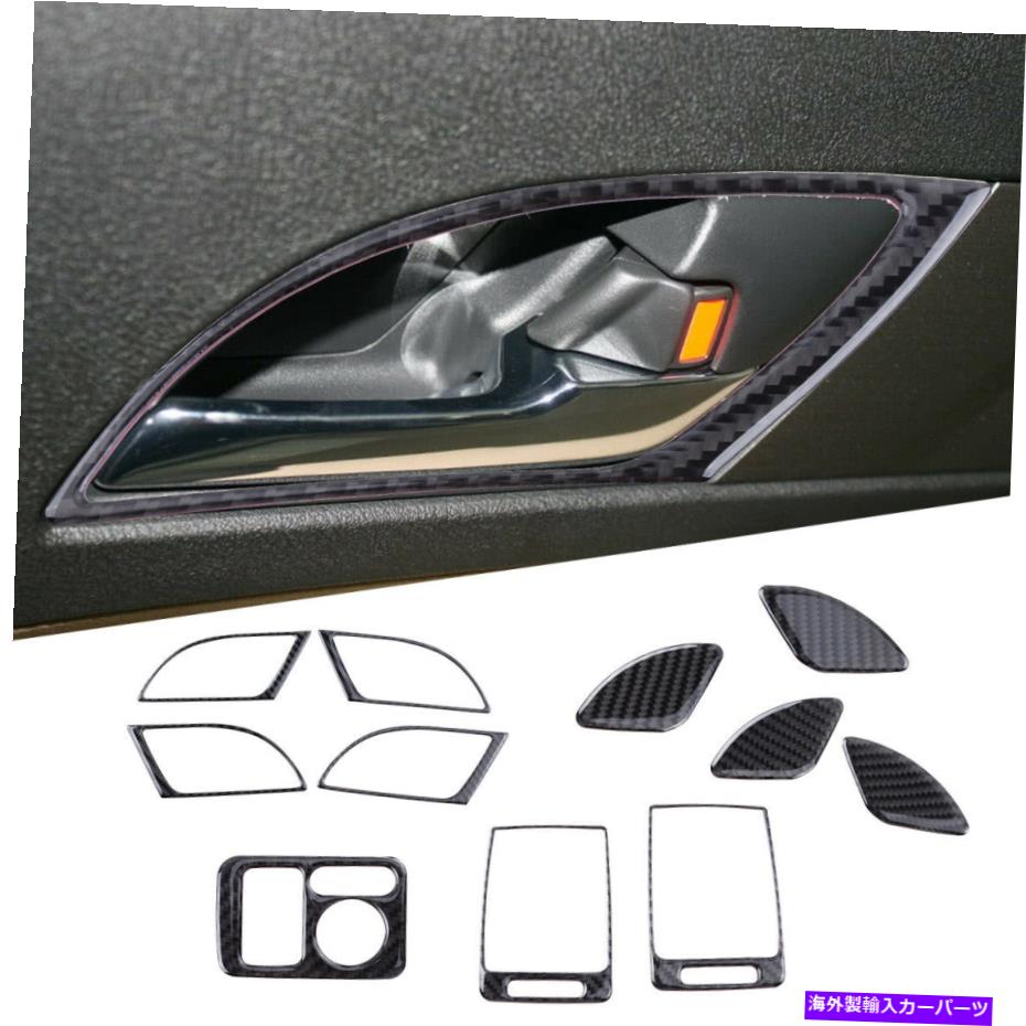 内装パーツ 11倍本物の炭素繊維の内部フレームのテンプのカバーフィットのためのホンダCR-V 2007-2011 11x Real Carbon Fiber Interior Frame Trim Cover Fit For Honda CR-V 2007-2011【並行輸入品】